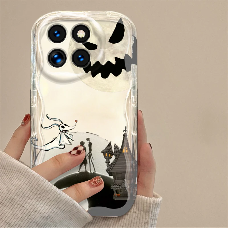 The Nightmare Before Christmas For Xiaomi Mi 14 12 12T 11 Lite Poco M6 X6 X5 X4 X3 Pro GT NFC 5G Wave Oil Cover Phone Case