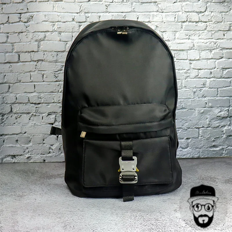 Y2K Black ALYX Backpacks Men Women 1:1 High Quality Bag Adjustable Shoulders 1017 9SM Alyx Bags Etching Logo Buckle