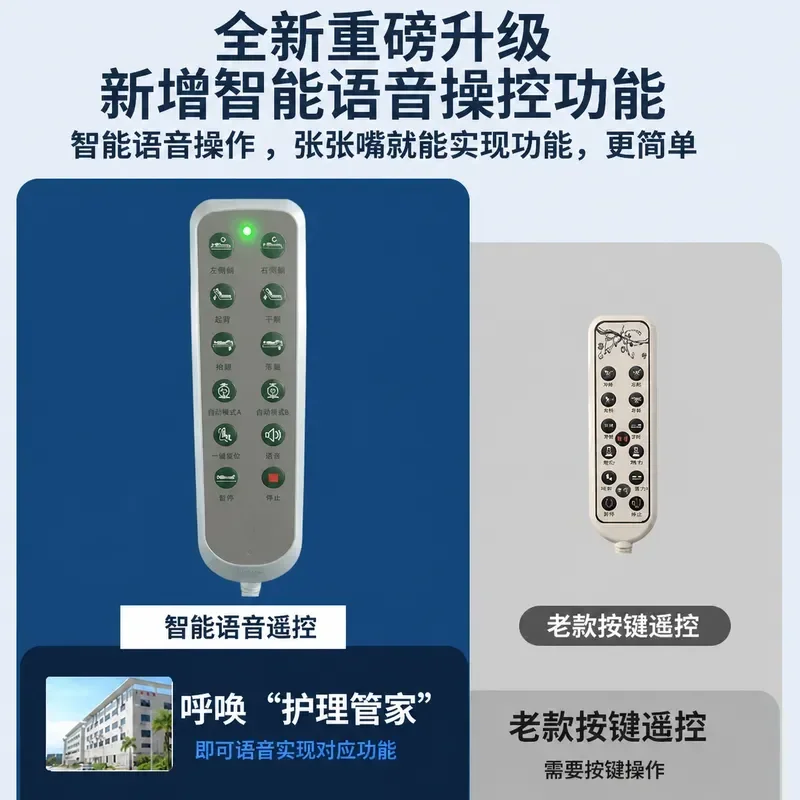 Electric Patient Lifter Automatic Turn Over Aid Device for Bedridden Elderly Nursing Care Assist Paralyzed Patients Get Up