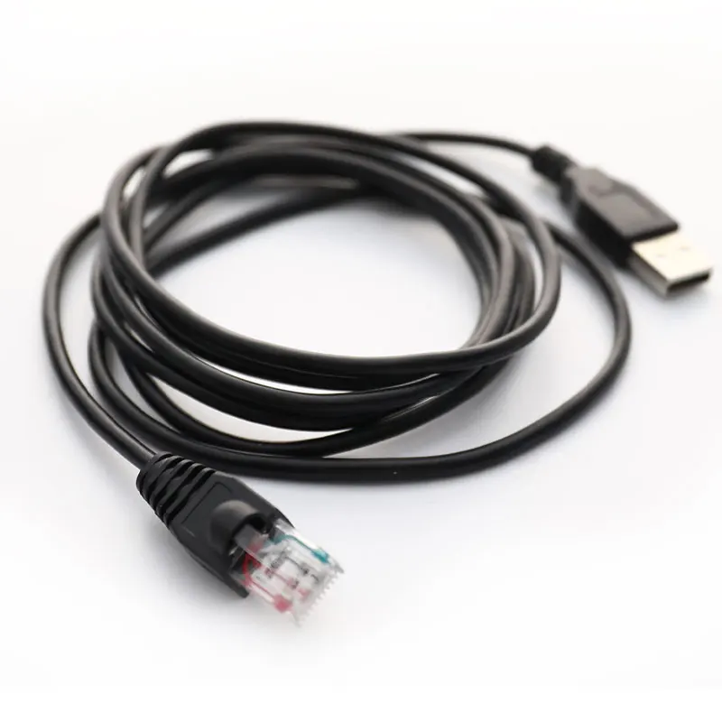 USB To RJ50 Console Cable APC Smart UPS USB Cable Substitute AP9827 940-0127B 940-127C 940-0127E With Molded Strain Relief Boot.