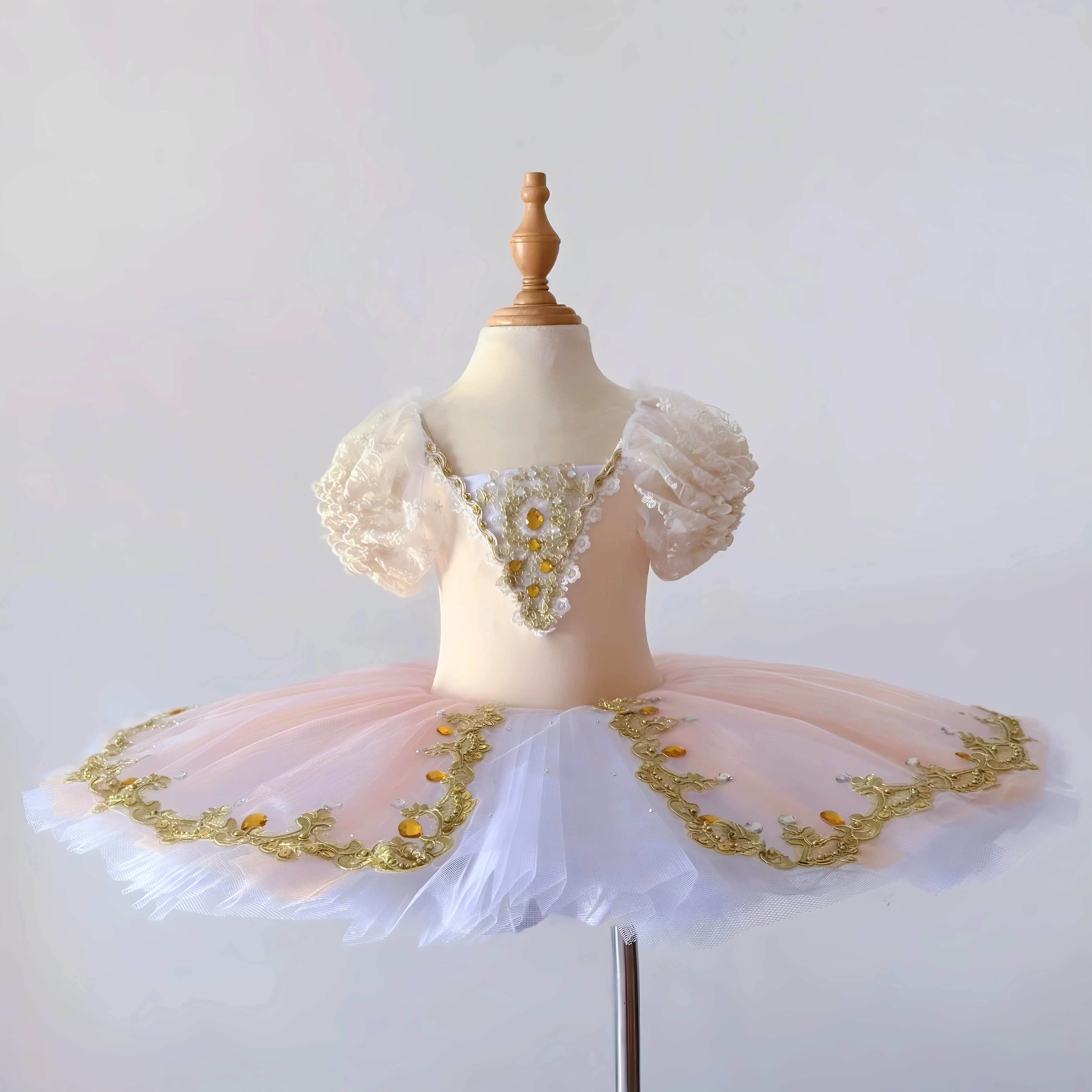 Professional Ballet Dance Tutu Ruffle Edges Classic Ballet Tutu Dress for Girls & Women Performance