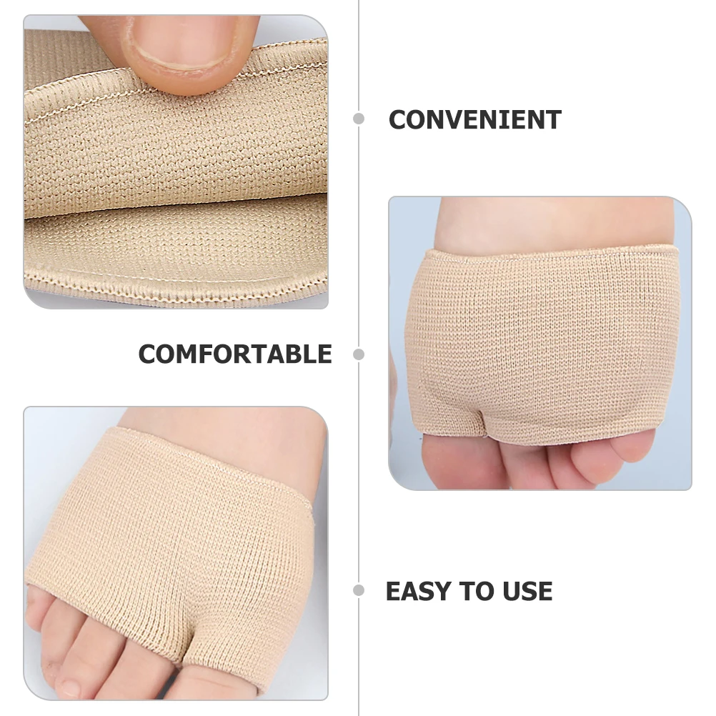 

2pcs Forefoot Protective Thumb Bunion Foot Cover Cushion Thickened Non-Slip Shoe Inserts Metatarsal Support for Flats for High