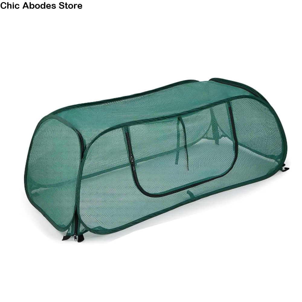 

Clear PVC Garden Mesh Plant Cover Insulated Plant Cover Plant Protector Pop Up Plant Netting Breathable Folding