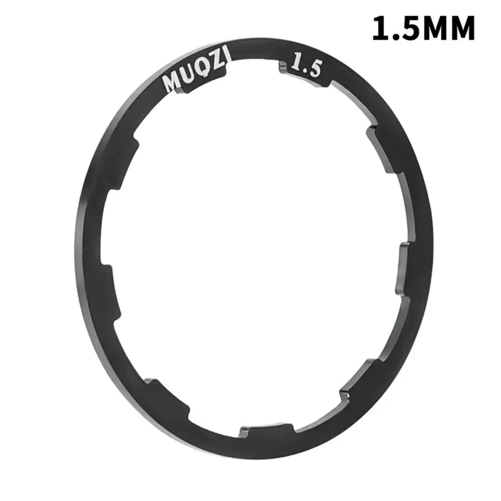 MTB Grooved Hub Washer 1.0/1.5/1.85/2.0/2.18/2.35/2.5MM Bottom Bracket Spacers Durable Bikes Accessories Bicycle Parts Bicicleta