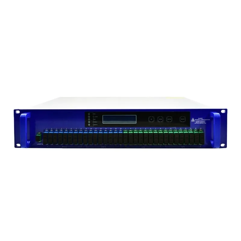 XGSPON 1550nm 32 Port EDFA 15-24 dbm WDM CATV optical amplifier high power