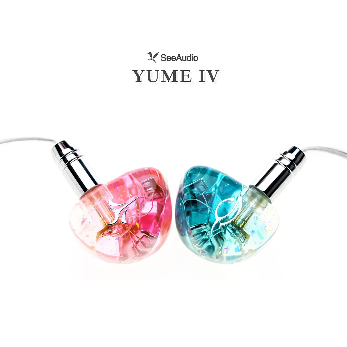 SeeAudio YUME IV In-Ear Earphone 2BA Driver Balanced Armature Wired 0.78mm 2Pin Detachable Cable DJ Studio Music Sport Earbud