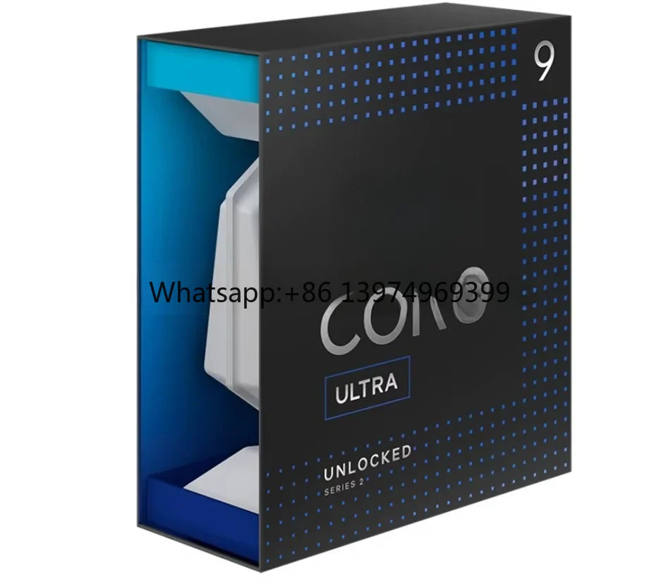 New  Core Ultra 9 285K LGA 1851 14 Cores 6P+18E 14 Threads TOPS NPU 13 DDR5 Ram PCIE 5.0 AI Boost Gaming Desktop Processor manuf