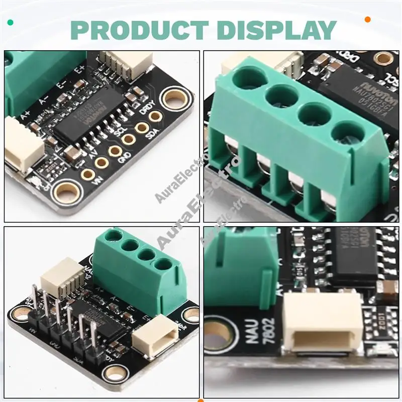 High Precision 24-Bit ADC Module NAU7802 4538 STEMMA Qwiic For Advanced Electronics Projects-A82Z