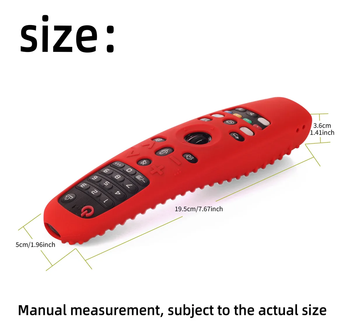 Smart TV Silicone Protective Case Magic AN-MR19BA/MR18BA Remote Control Protective Case AN-MR600/MR650A/MR20GA AKB75855501