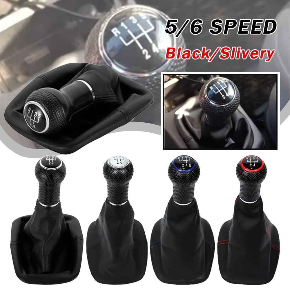 5/6 سرعة 12/23 مللي متر مقبض ناقل الحركة رافعة شيفتر الجراب التمهيد ل Volkswagen VW Golf 4 IV MK4 GTI R32 Bora Jetta 1999-2004