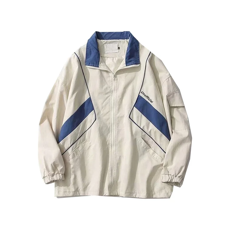 Осенняя американская рабочая одежда Jaet ex Spor Повседневная цветная блузка Нейтральный тон Jaet Youth (3) Trend Свободный крой Jaet