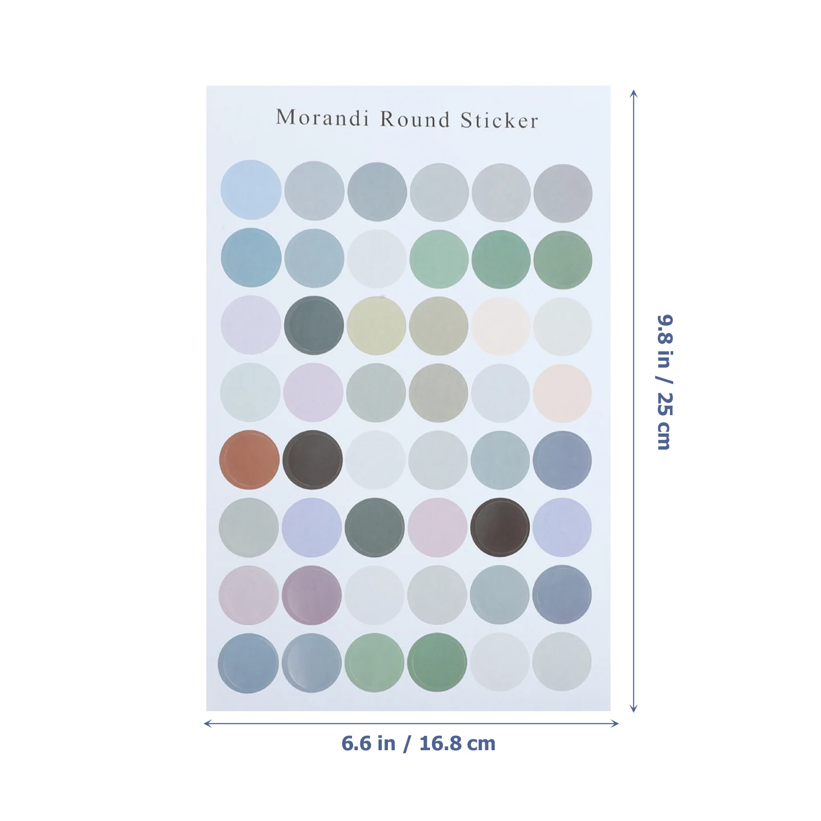 8 vellen ronde gekleurde puntstickers cirkeletiketten zelfklevende afdichtingsstickers voor kantoor thuisorganisatie en sorteren