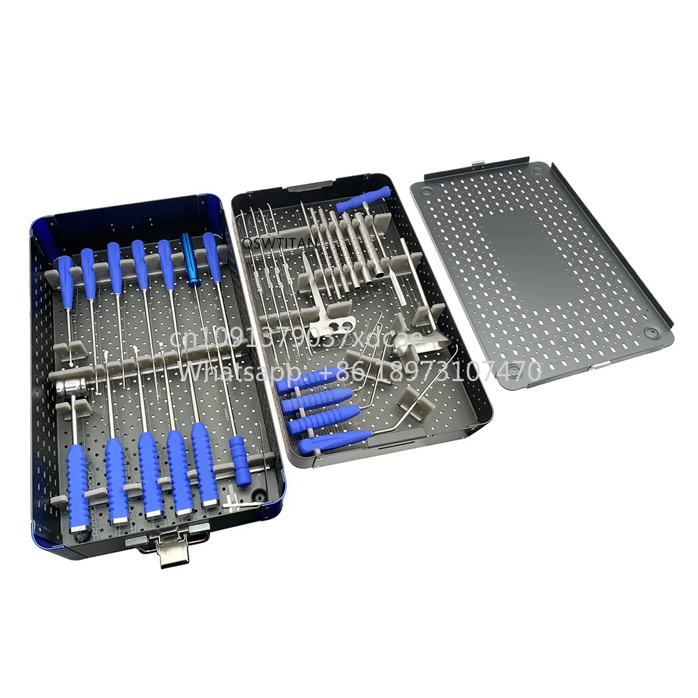 2026 NEW Stainless Steel UBE Spine Instrument Set Unilateral Biportal Endoscopic Instruments With Case Autoclavable