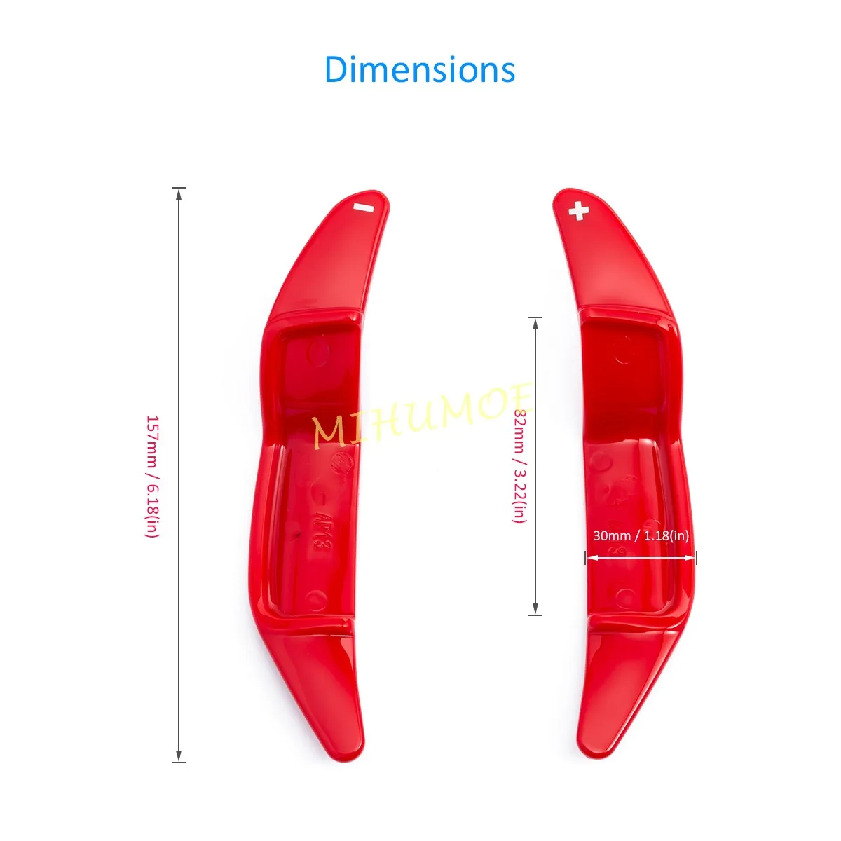 لامعة الأحمر عجلة القيادة مجداف التحول تمديد لميني كوبر S SD JCW كونتريمان كلوبمان رودستر بيسمان R56 R57 R58 R60 #5