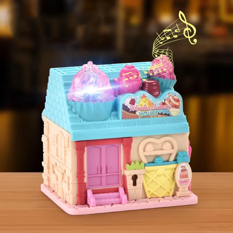 New surprise city girl toy treasure box children's blind box Magic Castle Princess Mini cabin family gift