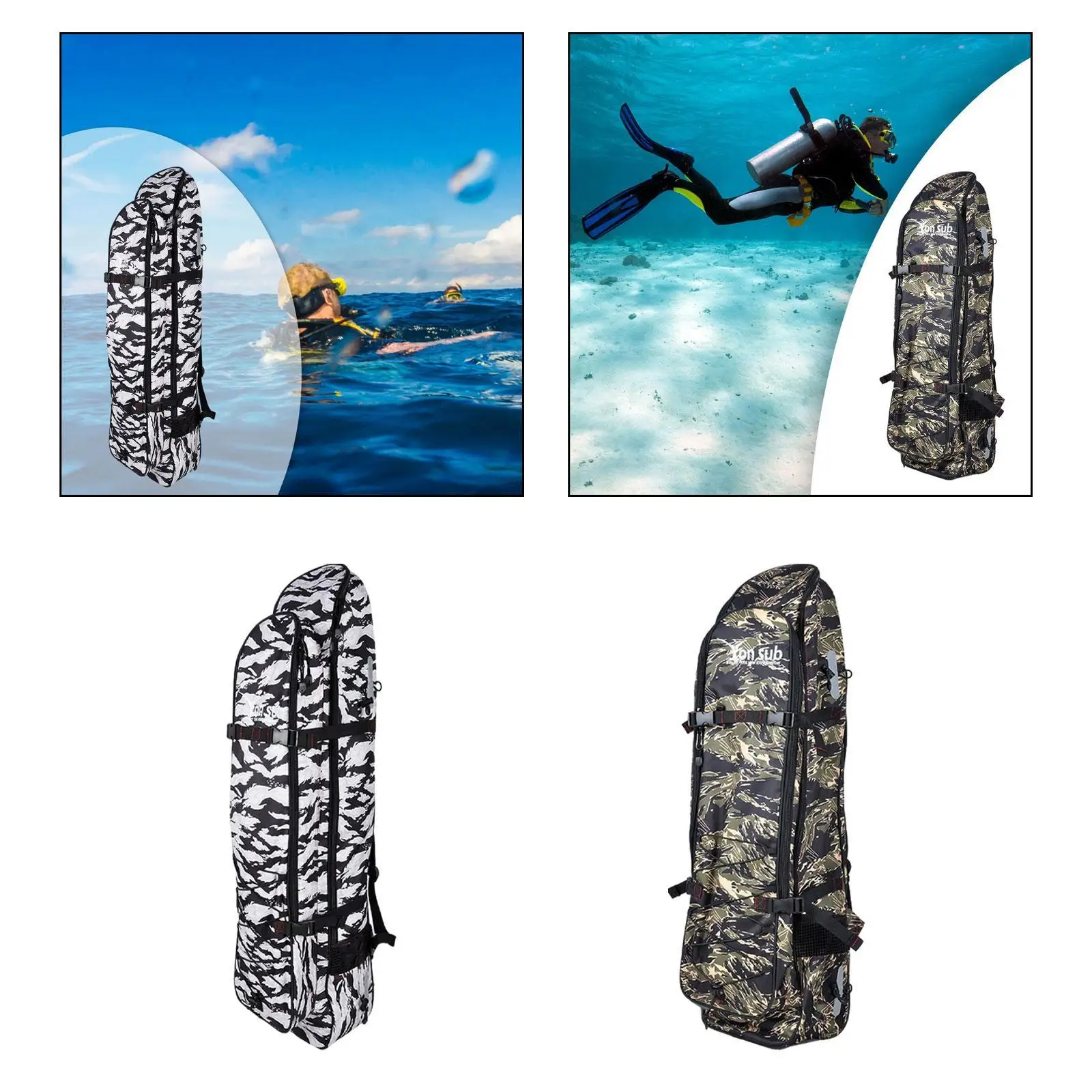 

Long Fins Bag s Storage Bag Portable Wear Resistant Dive Bag Scuba Diving
