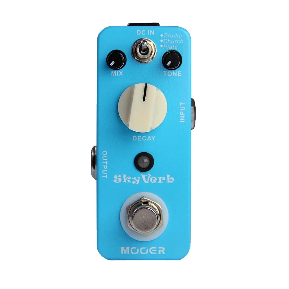 

Mooer MRV2 Skyverb Digital De Guitarra Reverb Pedal Processor 3 Reverb Modes Studio Church Plate Guitar Effect Pedal