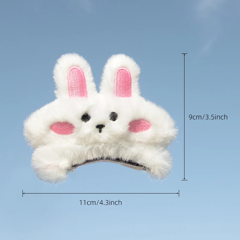 Motorcycle Helmet Decoration Cute Rabbit Ears Suitable for LS2/MT/ORZ/AGV Full Helmet Ski Helmet Plush Decoration 투구 악세사리
