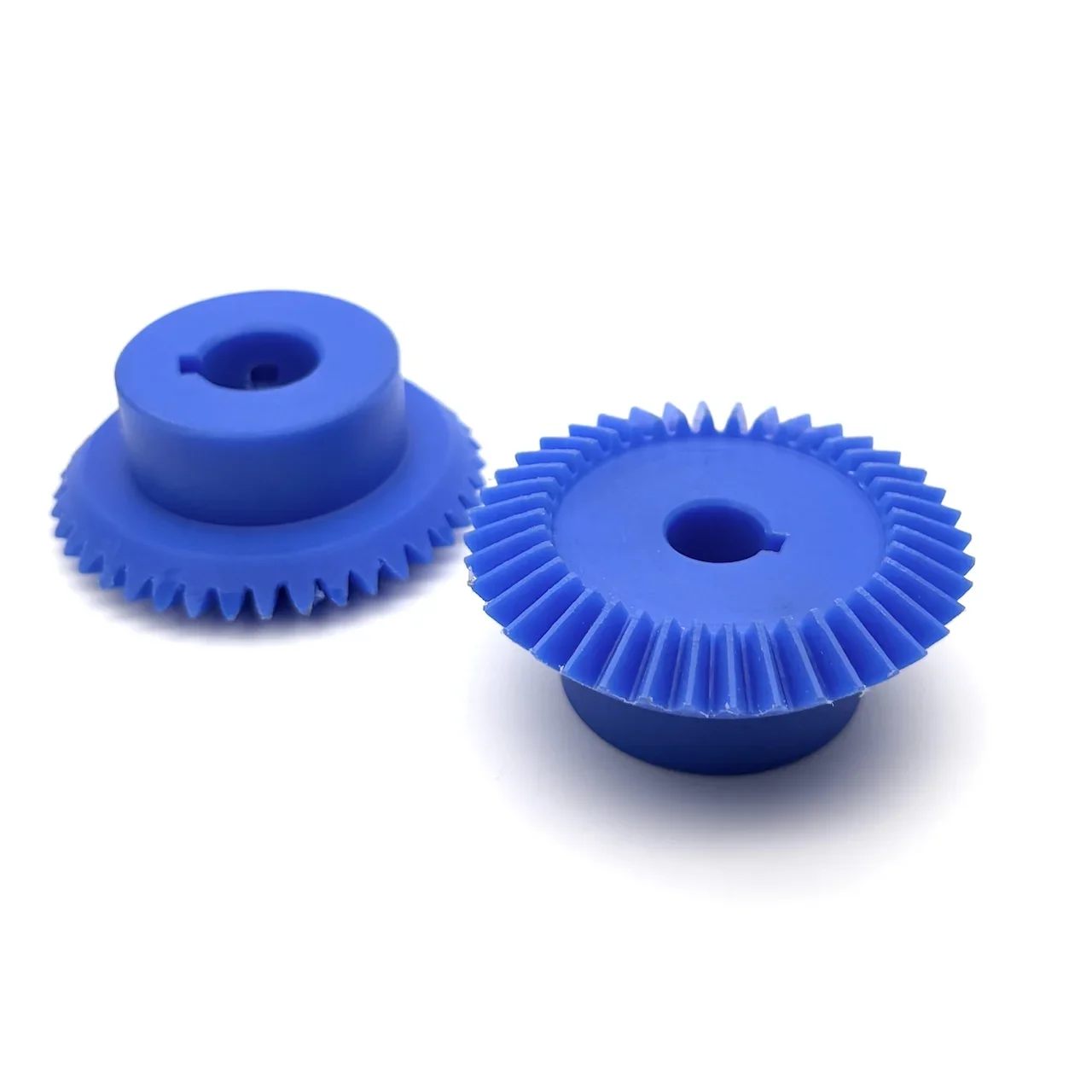 1:1 Nylon Bevel Gear 1.5M 16/20/25/30 90-Degree Plastic Equal Diameter Bevel Gear BLUE Keyway HOLE