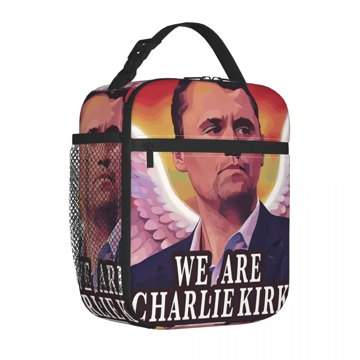 We Are Charlie Kirk Insulated Lunch Bag Thermal Bag Reusable Meal Container High Capacity Lunch Box Tote for Men Women