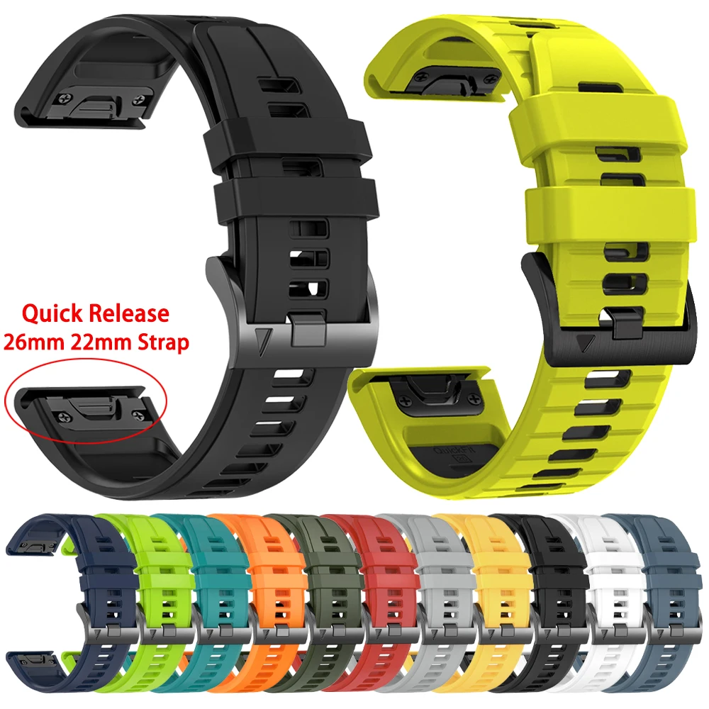 yZ[zQuickFit 22mm 26mm X|[cVRXgbv Garmin Fenix 7X 7 Pro 6X 6 5 5X Plus/Epix Pro 47mm 51mm Fenix 8 uXbg EHb`ohΉ