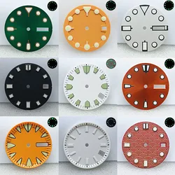 NH35Nh36 Watch Accessories 28.5mm/29mm Luminous Sterile Dial Men's Watch Accessories Customized Logo Text