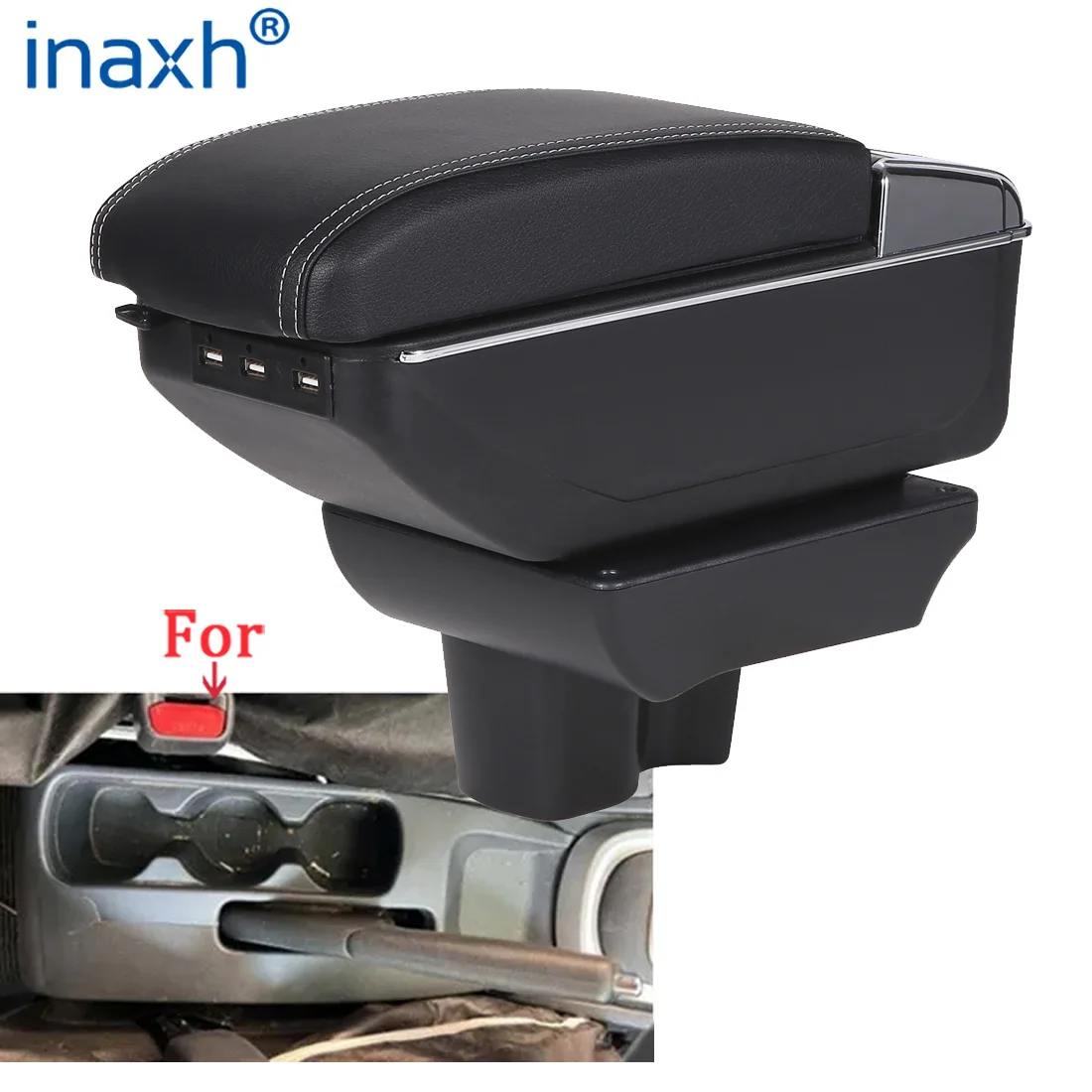 

Для TOYOTA RUSH подлокотник для Toyota Avanza Rush, автомобильный подлокотник, внутренняя модернизация, ящик для хранения деталей, автомобильные аксессуары, деталь интерьера