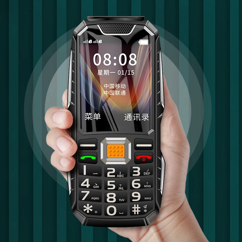 Push Button Rugged Mobile Phone 2.4\