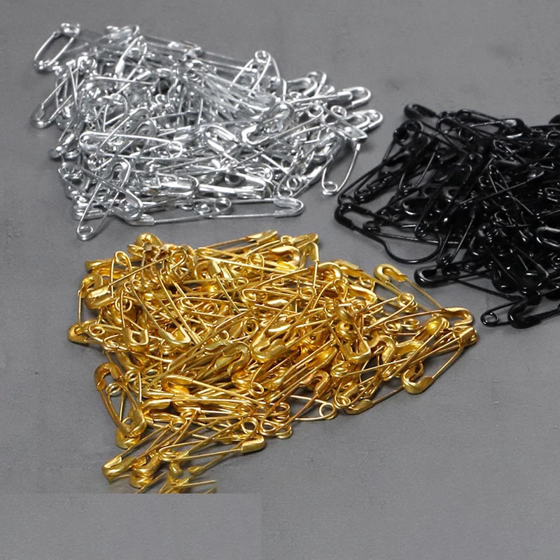 

1000 Pcs Metal Pins Calabash Gourd Pear Shape Safety Metal Clips Knitting Stitch Marker Tag Hangtag Pins Fastener Craft DIY