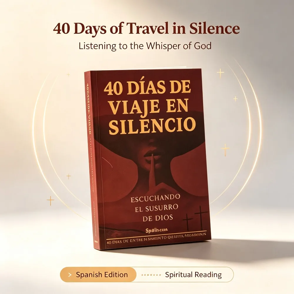 new model 40 Days of Silent Travel Listening To God's Voice Spanish Language Books