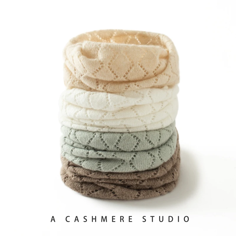 100% accesorios de punto de Cachemira invierno nuevas mujeres sólido suave cálido tubo bufandas cuello cálido bufanda señoras al aire libre O anillo bufanda chica