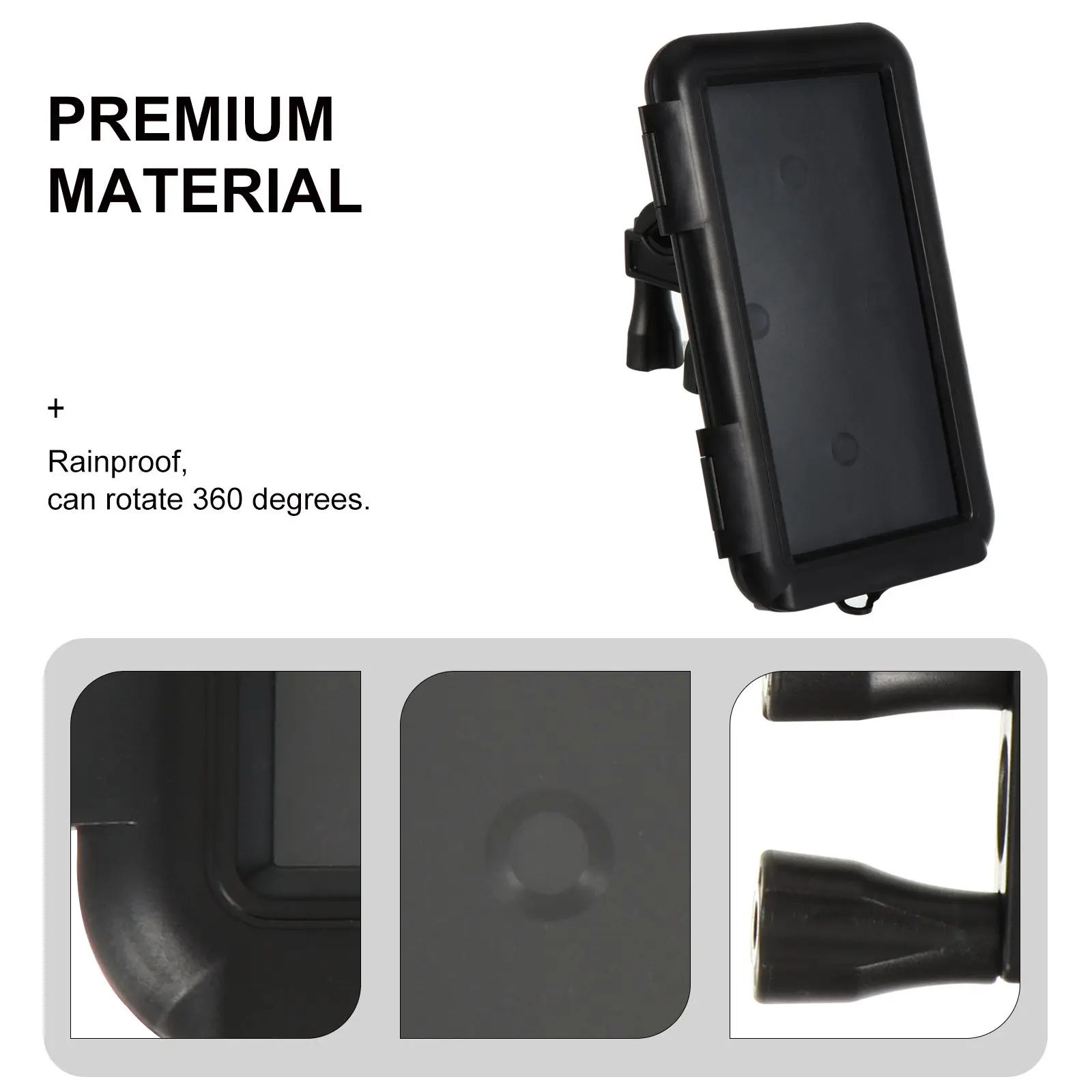 

1Pcs Waterproof Phone Holder for Cycling - Bike Phone Mount with Universal Fit Handlebar Clip for All Smartphones Motorcycle