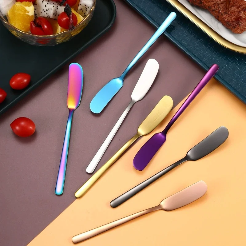 Stainless Steel Cheese Tools Cheese Dessert Jam Knifes Toast Wipe Cream Bread Cheese Cutter Kitchen Tools