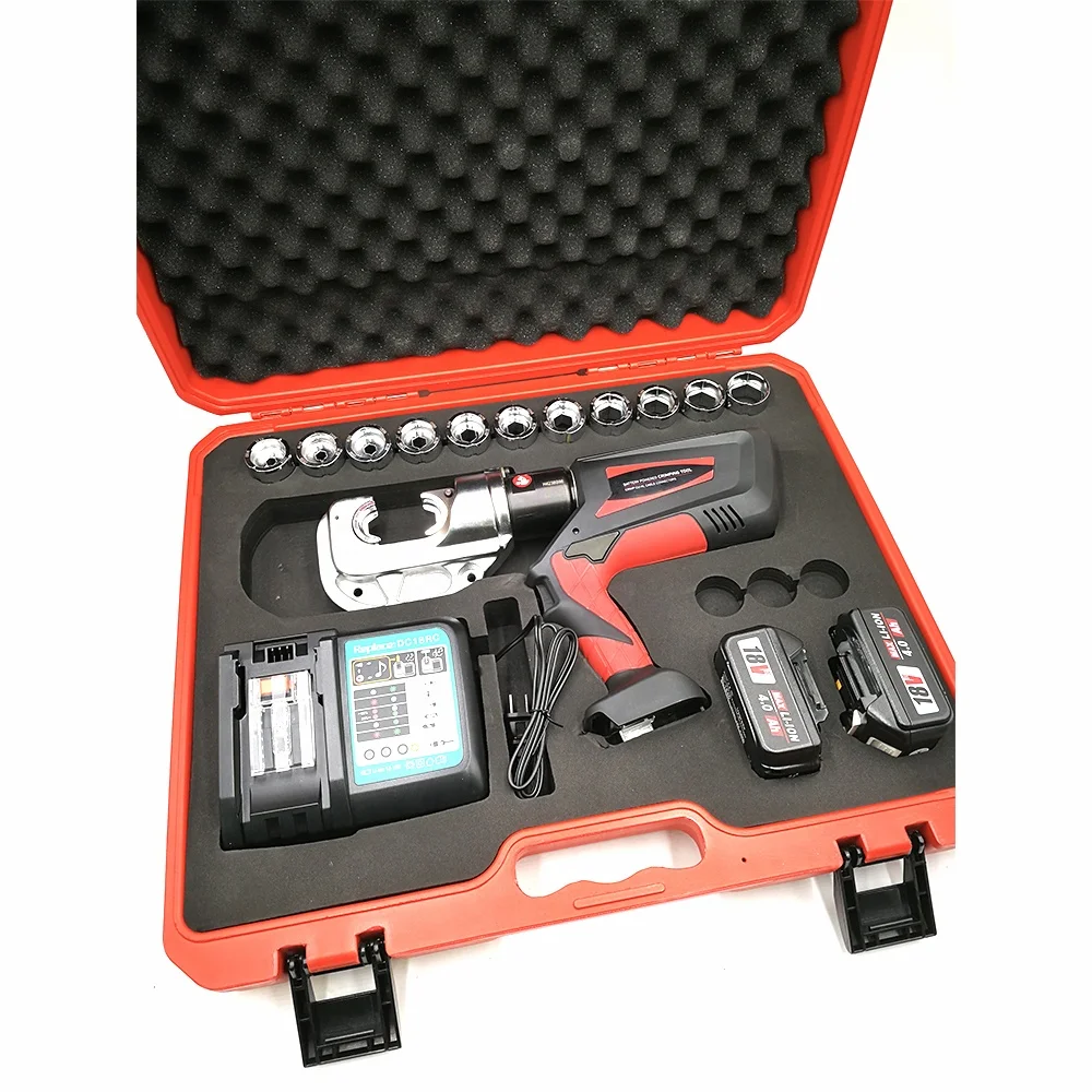

BZ-400 Battery Powered Crimping Tool 16-400mm2 EZ-400 C-shape Head Hydraulic Crimper