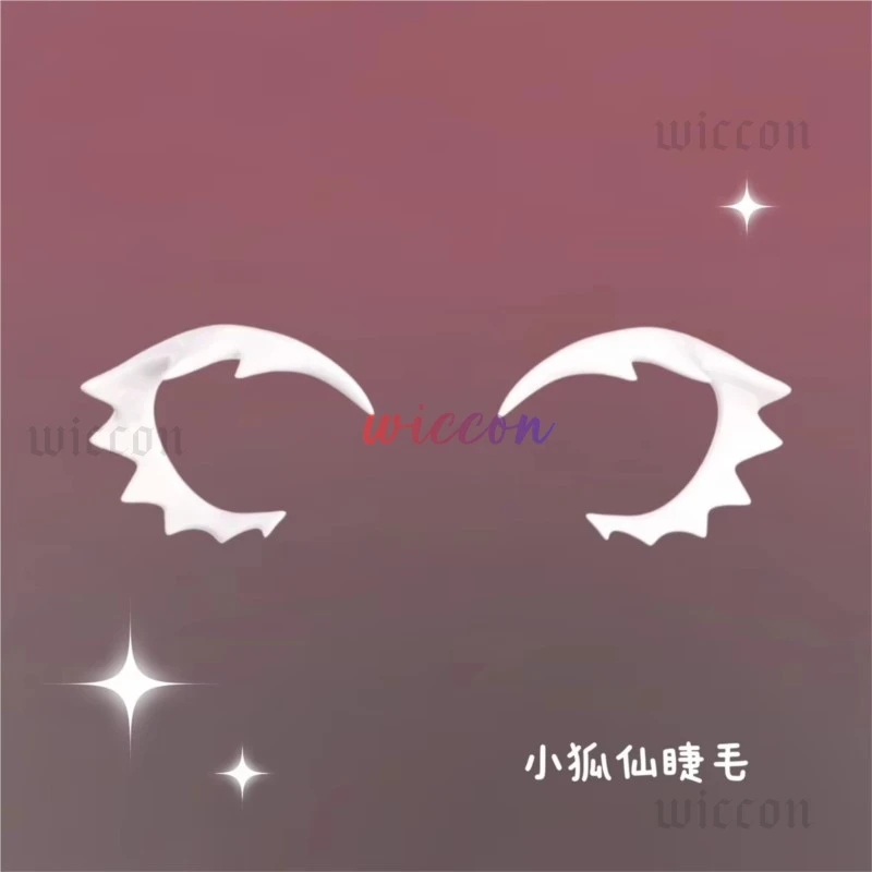 Furry DIY Eyelash Cosplay Comic-Con Animal Accessory Yandere Goddess Handmade Kig Cosplay Cos Woman Man RolePlay Gift Customized