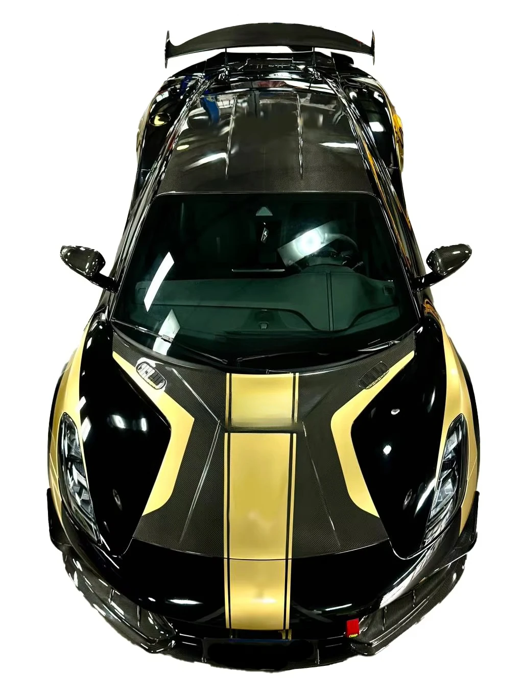 High Quality New M Style Dry Carbon Fiber Body Kits Upgrade Body Kits with Front Lip Hood Spoiler for Lotus Emira