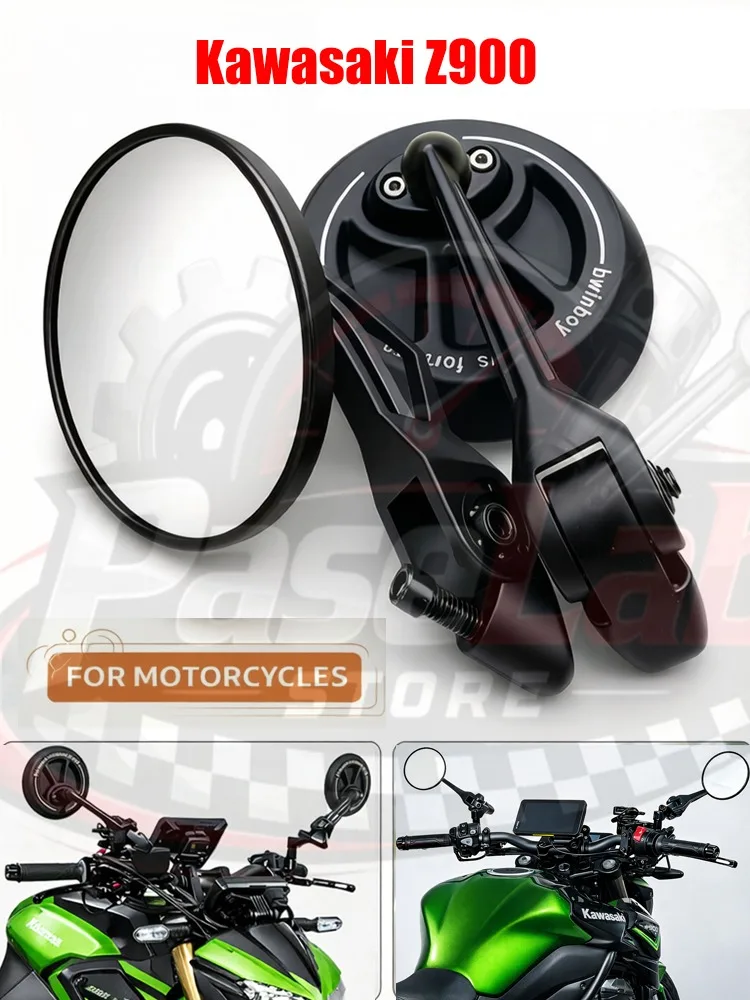 

Зеркала-«крылья» Stealth для мотоциклов Kawasaki Z900 Z650 2021-2023, регулируемые зеркала-«крылья» для мотоциклов, комплекты зеркал-«крыльев»