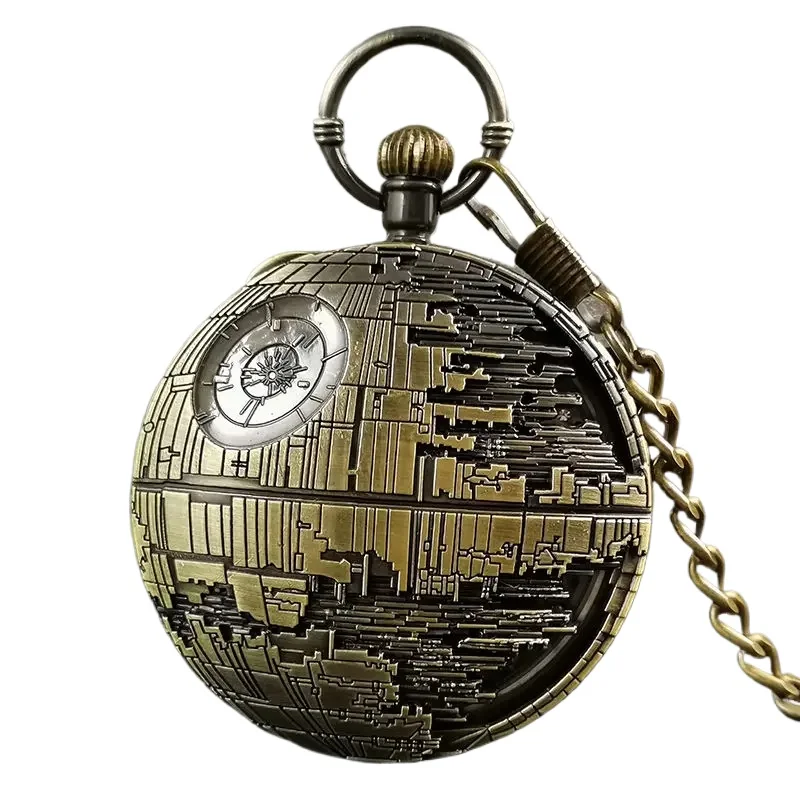 Miniso Joint Death Star Music Pocket Watch Music Box Retro Toys