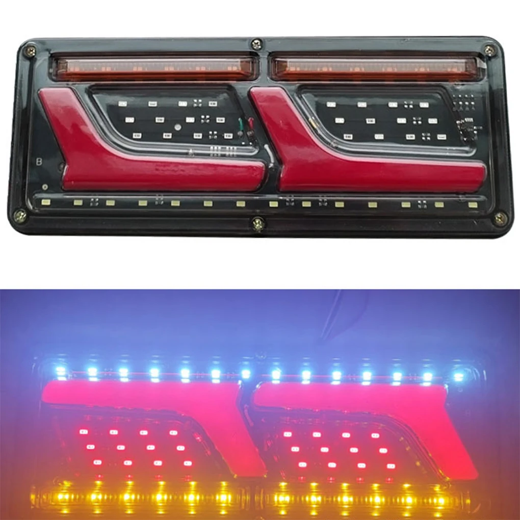 74 LED Tail Light Indicator Stop Warning Lights Reverse Light Waterproof 2V/24V For Caravan Truck Boat