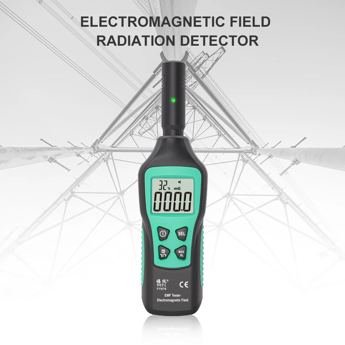 Radiation Dosimeter EMF Meter Electromagnetic Radiation Detector Household High Precision Wave Radiation Tester Monitor Analysis