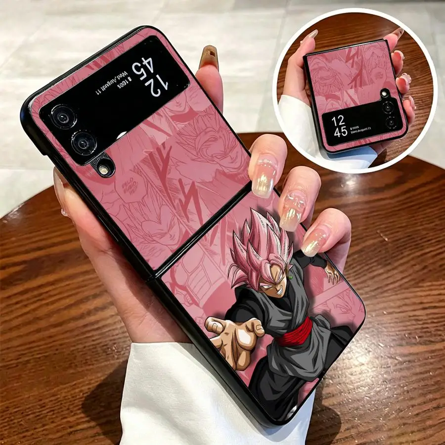 Anime D-Dragon Balls Case for Samsung Galaxy Z Fold 8 Ultra Flip8 ZFold7 ZFold3 ZFold6 ZFold5 Z Flip 3 4 7 6 5 8 ZFold4 Phone