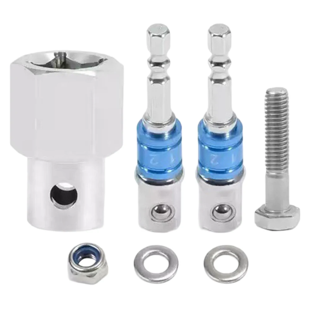 Stainless Steel Top \Wind Trailer Crank Handle Cordless Drill Adapter Kit Cordless Drill Adapter Trailer Drill Adapter