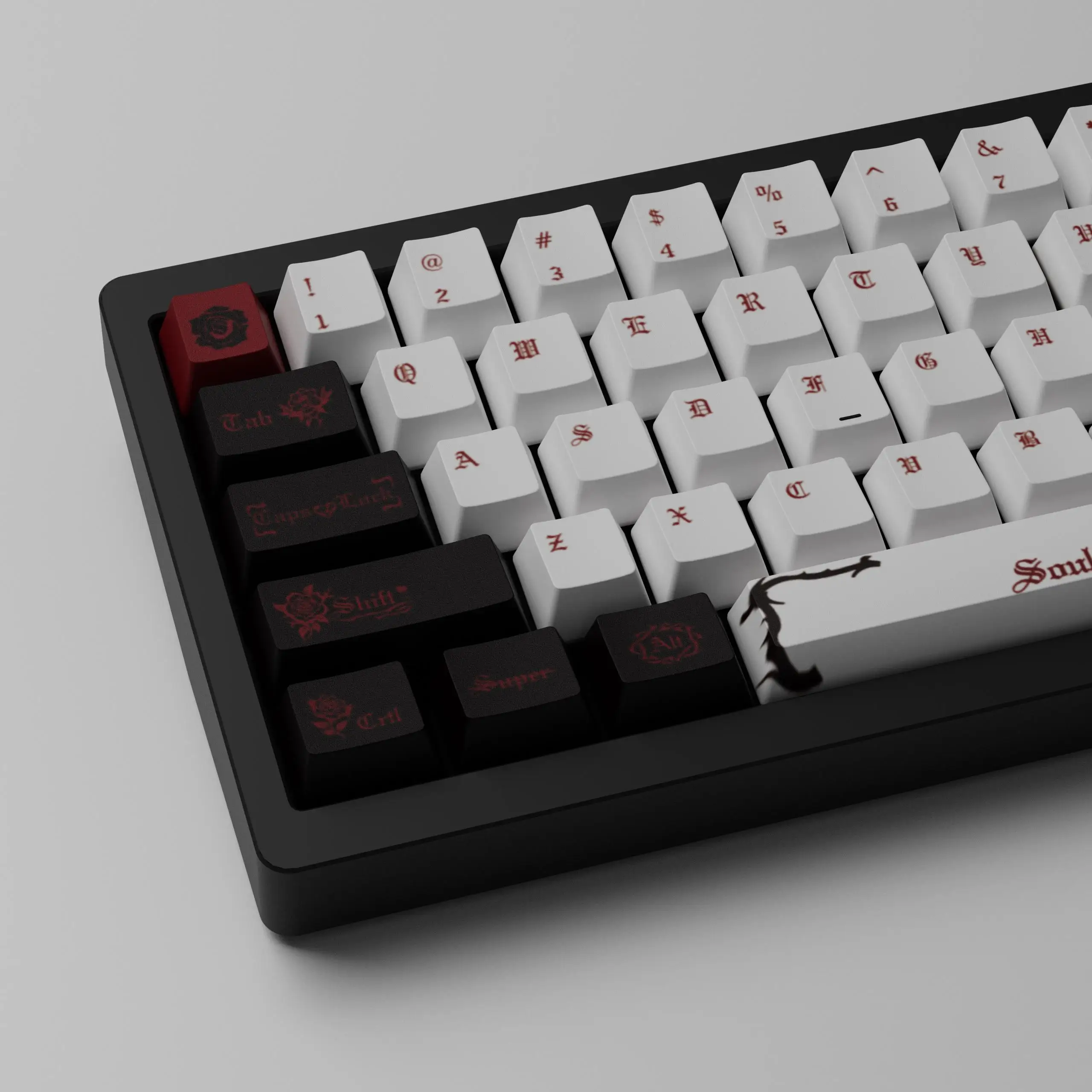 

Soul Rose Rose keycaps, original height 134 key small full set of keycaps