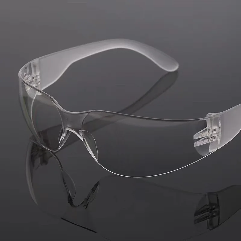 Óculos de segurança transparentes, Eye Proteção Eyewear, Dustproof, Windproof, Anti Laser, trabalho ao ar livre, laboratório