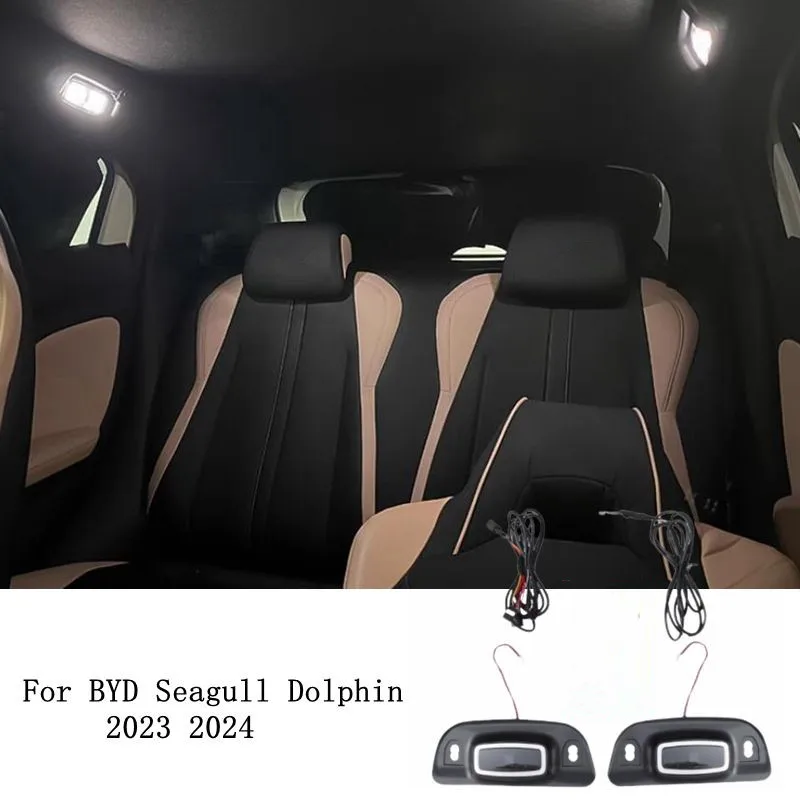 Atmosphere Rear handle reading light Automatic light on when opening the door For BYD Seagull Dolphin Mini 2023 2024