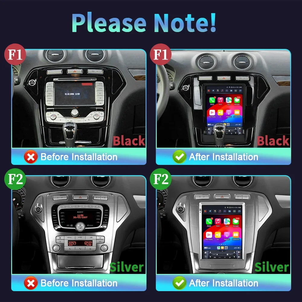 9.7inch For Ford Mondeo 4 2006-2010 Android 14 Carplay Android Auto Radio Car Multimedia GPS CarPlay Screen Autoradio Navigation