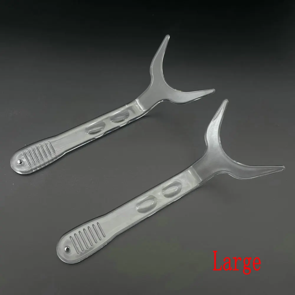 2Pcs Dental Lip Pressure Retractor Orthodontic Intraoral Cheek Lip Retractor Plastic Teeth Mouth Opener