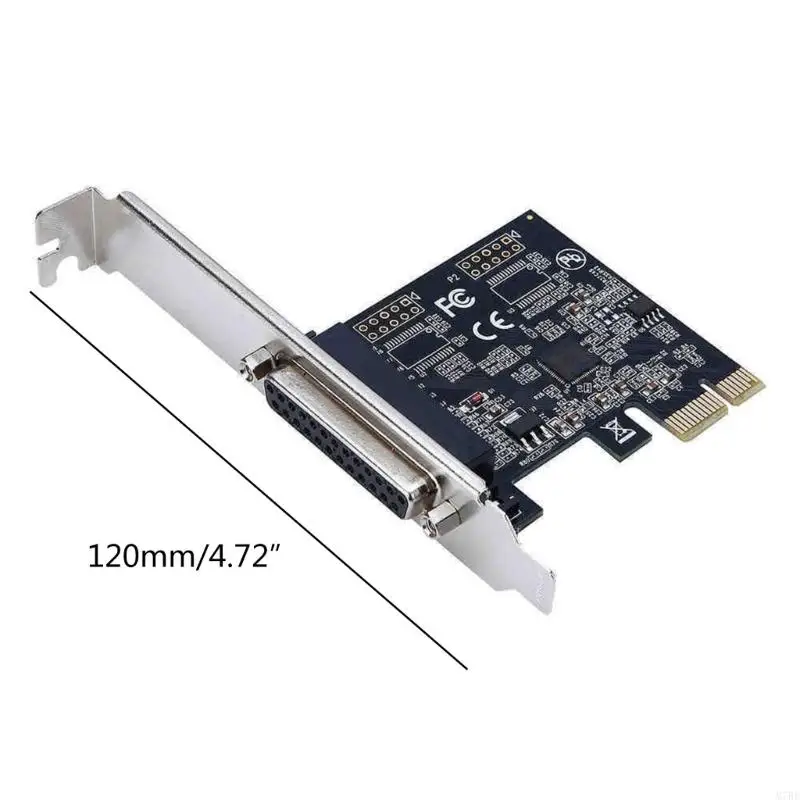 M7BE PORTA PARALAL DB25 25PIN PCIE RISER PRIMPER LPT LPT para PCI-E para Express Cards Converter AX99100