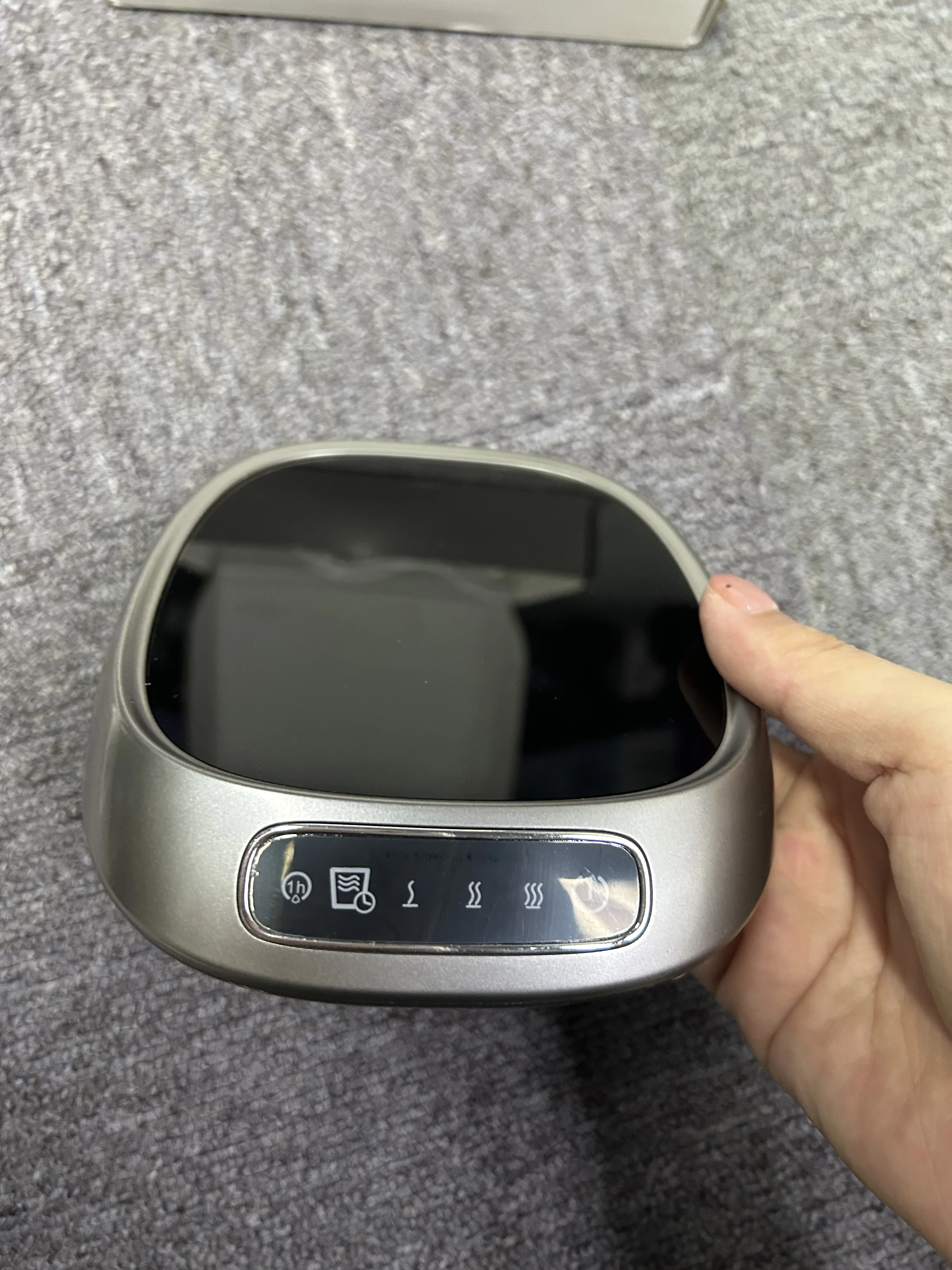 Dessous de verre chauffant USB intelligent, température constante, tapis de tasse chauffant tactile, trois réglages de température, tapis de tasse isolant pour l'eau