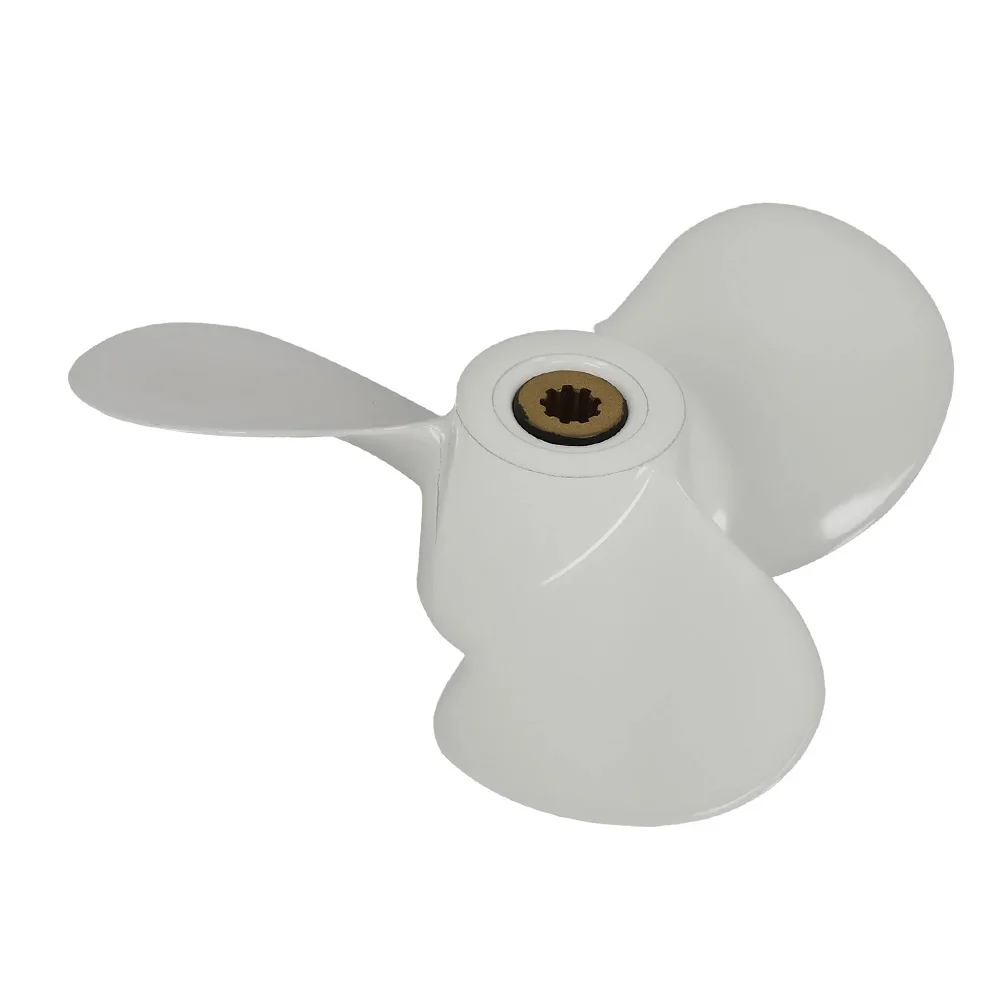 

3-Blade Outboard Propeller 7.5 x 7 RH 9 Tooth Aluminum for Parsun Makara 4HP 6HP Motor Replaces 6E0-45943-01-EL